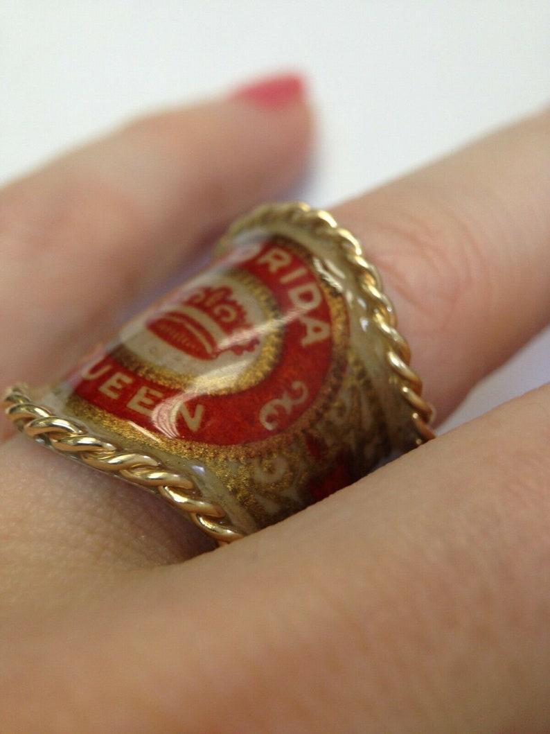 Custom Antique Cigar Band Ring in 18K Gold and Sterling Silver Etsy
