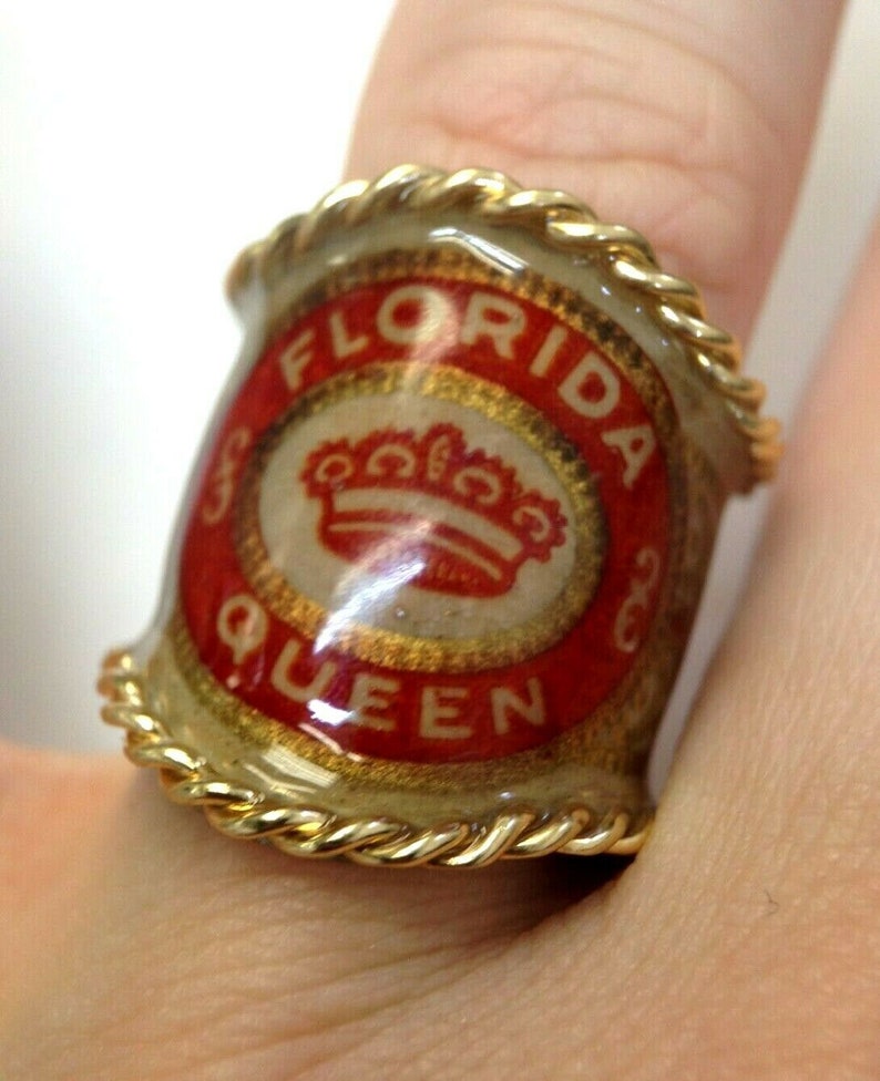 Custom Antique Cigar Band Ring in 18K Gold and Sterling Silver Etsy