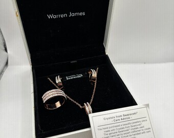 Warren James necklace, earrings,ring set