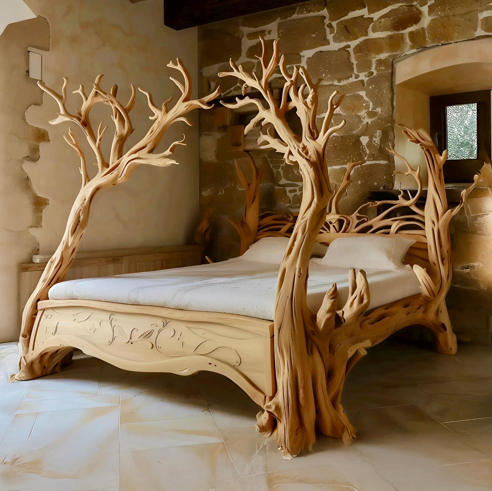 Handmade Rustic Queen Bed Frame – Reclaimed Wood Bedroom Furniture & Decor for Her
