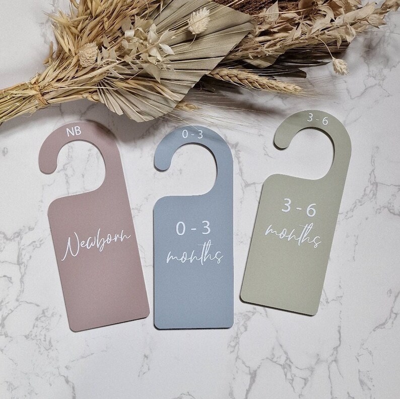 Baby Clothes Dividers Wardrobe Divider Hangers Baby Wardrobe Etsy