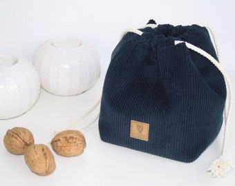 Project bag for smaller handicrafts / gift bag / rice bag / sock bag / utensil / knitting bag / rice bag / handicraft bag