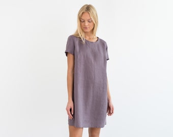 BEATRICE Linen Mini Dress