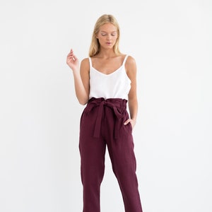 Socialite paperbag pants top