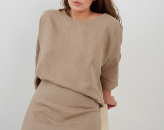 Linen Blouse AMELIA / Linen Top