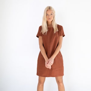 BEATRICE Linen Summer Dress for Women / Handmade Linen Clothing