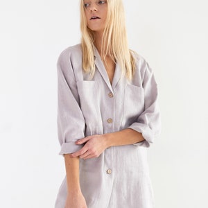 Ready to ship / ROSEMARY Linen Shirt / Oversized image 1