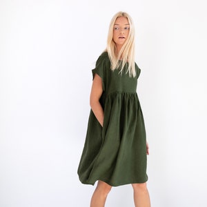 POPPY Linen Dress / Linen Summer Dress For Women