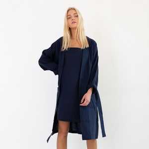 NORA Linen Coat / Linen Jacket / Handmade Linen Clothing For Women