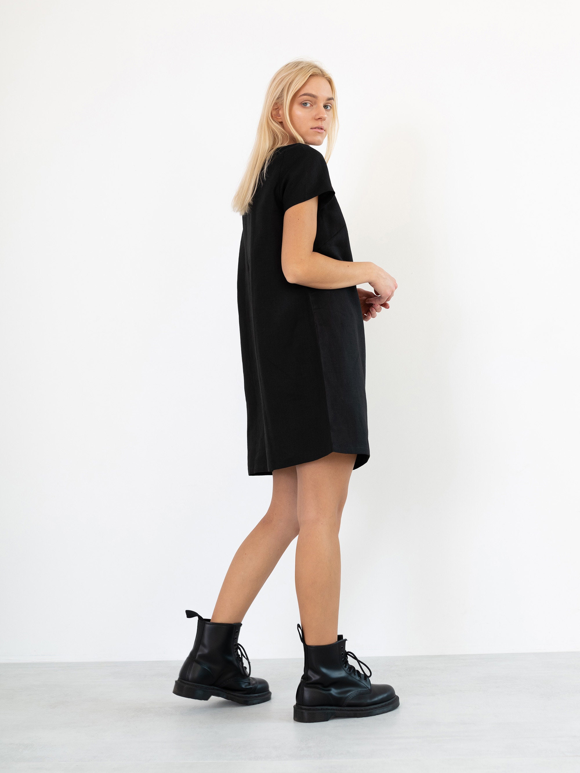 silk jersey dress Draped shoulder silk jersey cutout detail dress main image 0
