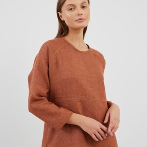 Long Sleeve Midi Lana Wool Column Regular Casual Dress ser14347