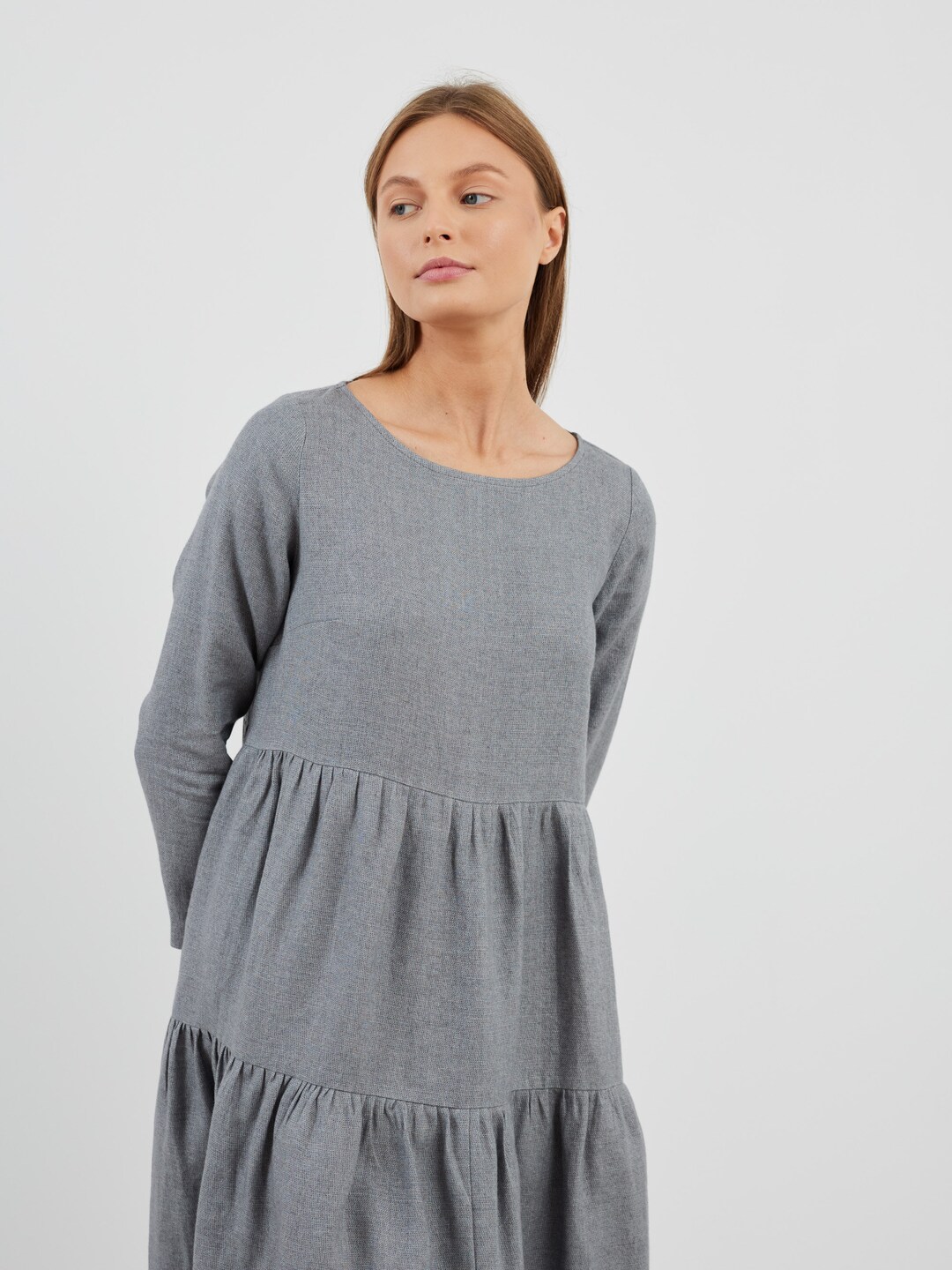 Wooster Linen Midi Dress | Classic Women's Linen Fashion | Laura Paige