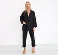 VALERIE Linen Blazer / Oversized Loose Light Linen Jacket With Pockets
