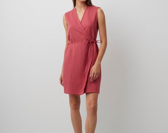 strapless open back dress Red Ruffle Sleeve Briar Midi Dress by Timeless London Large main image 1