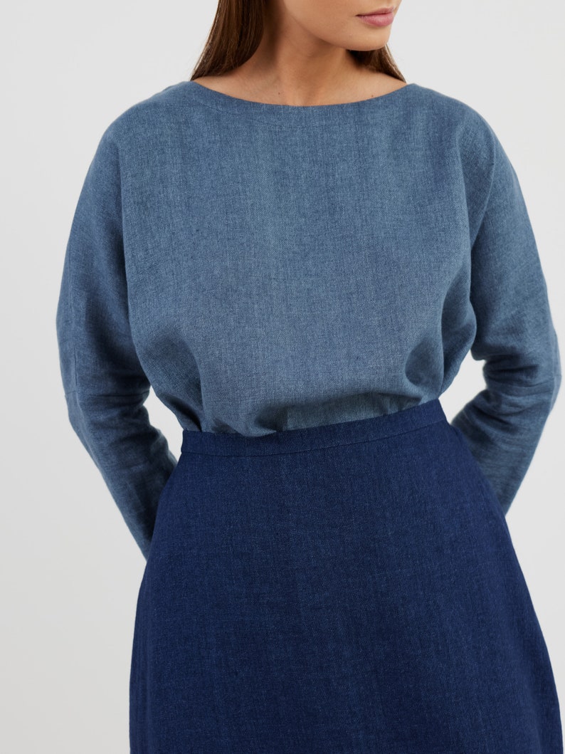 Linen Wool Skirt NOLA image 4