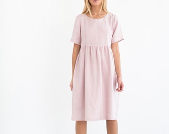 notperfectlinen matilda dress Megan Nielsen The Fold Line cap sleeves Freedom Flourish Knot Dress 6Y