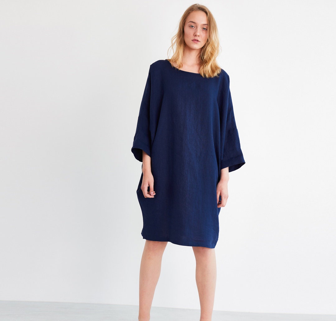 ワンピース louren color nep Vneck cocoon dress color nep Vneck cocoon dress – louren store