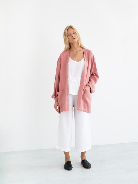 SELBY Linen Jacket / Loose Linen Blazer / Oversize Linen - Etsy UK