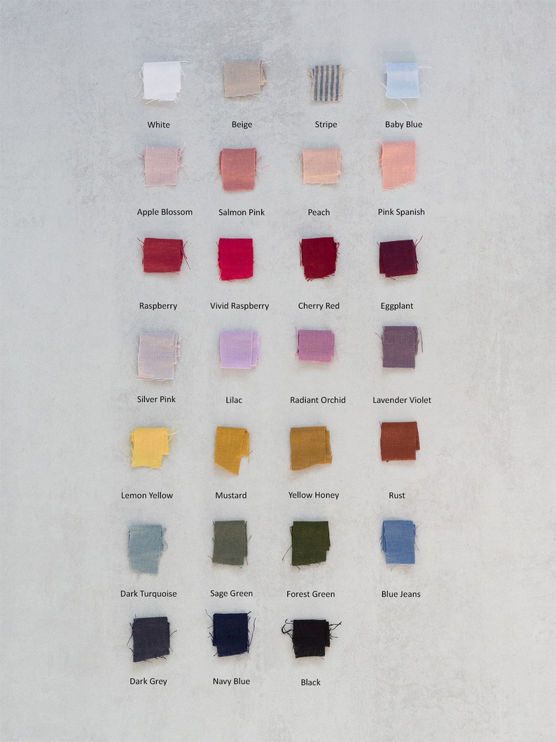 Linen fabric samples image 1