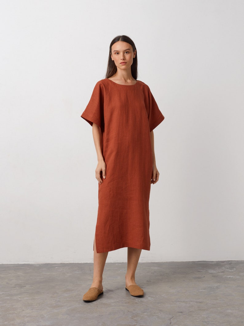 Linen Alchemy Midi Dress