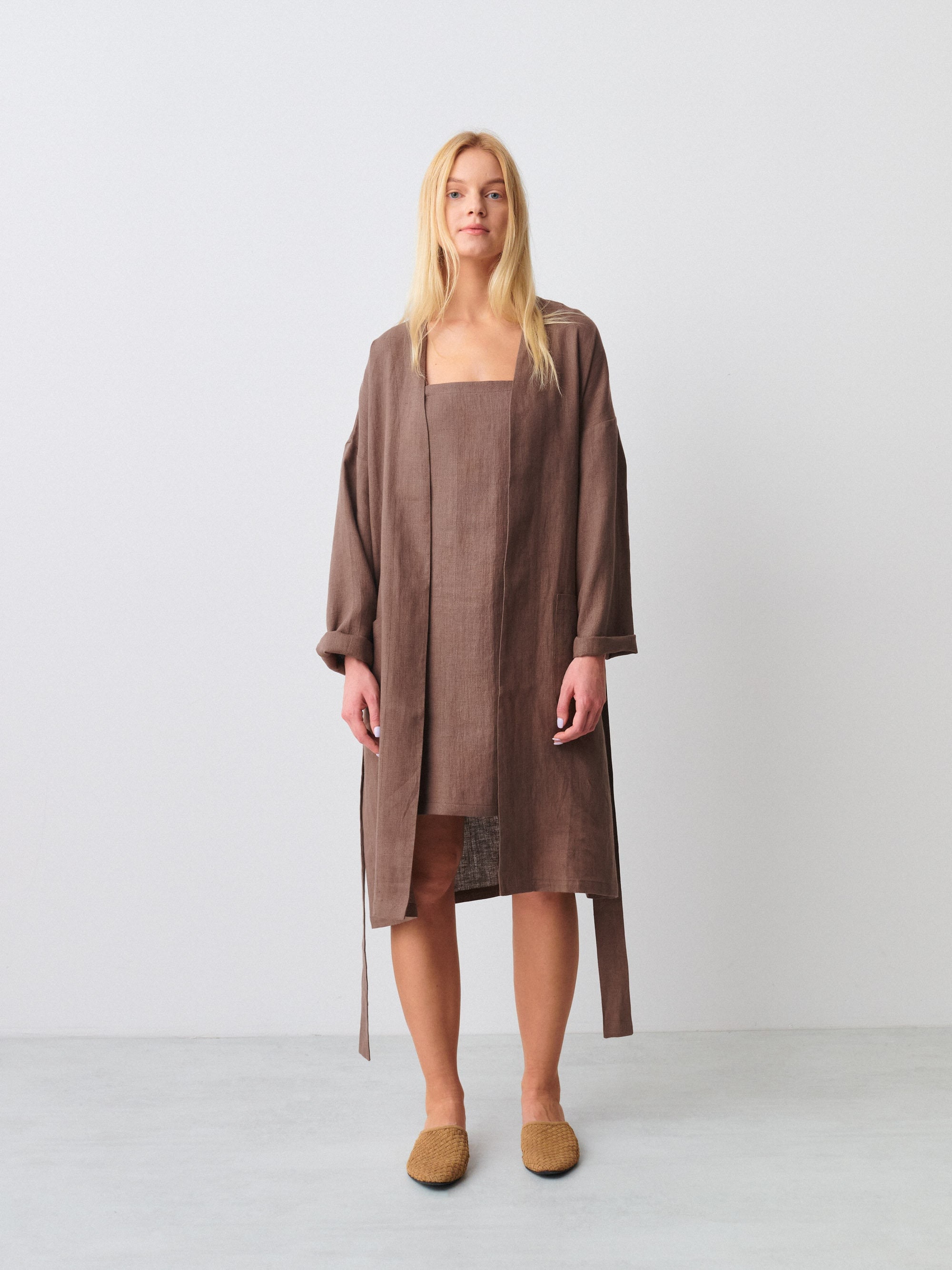 NORA Linen Coat / Handmade Linen Clothing For Women