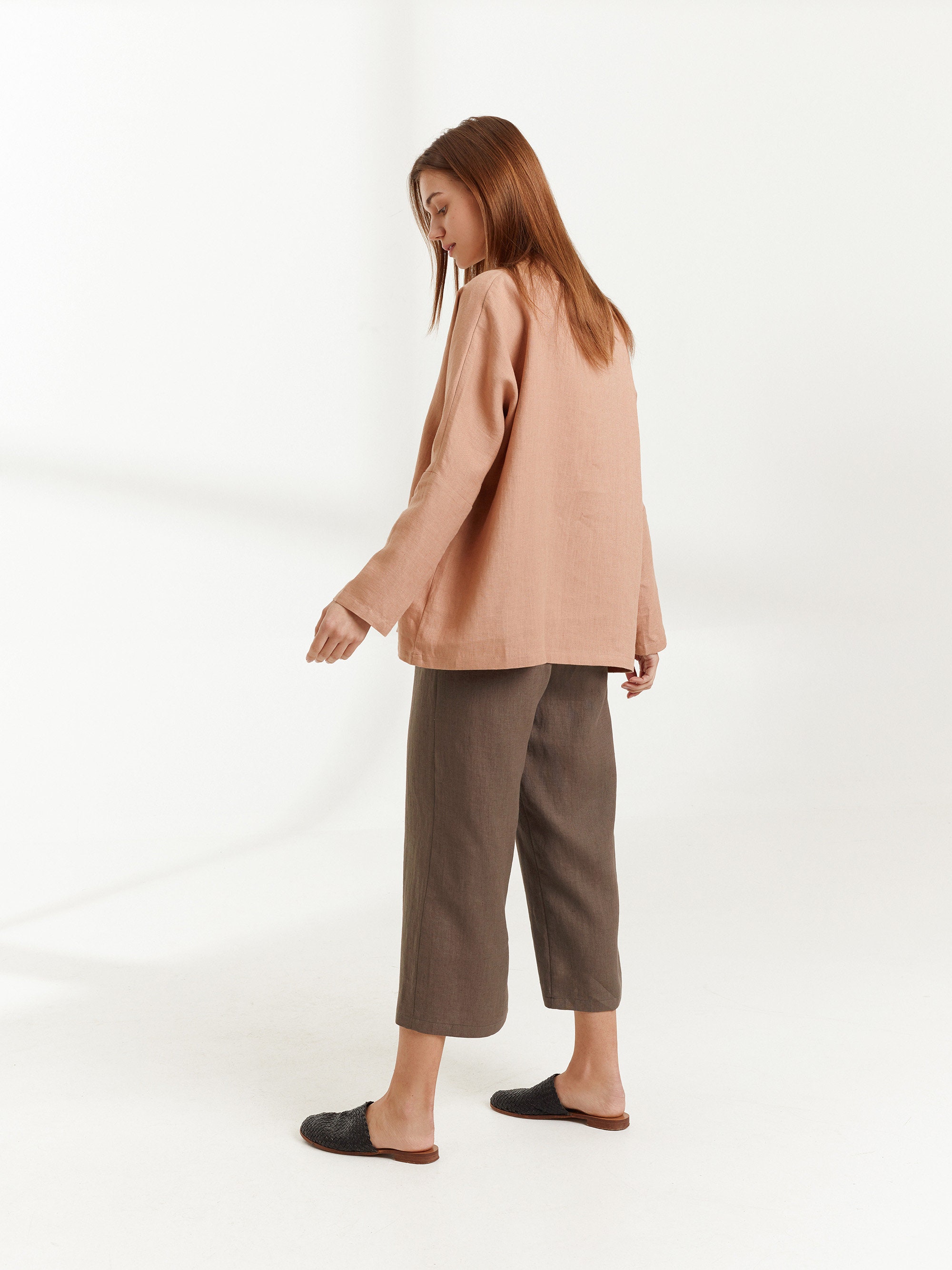 Rilynn Wide Leg Denim Trouser