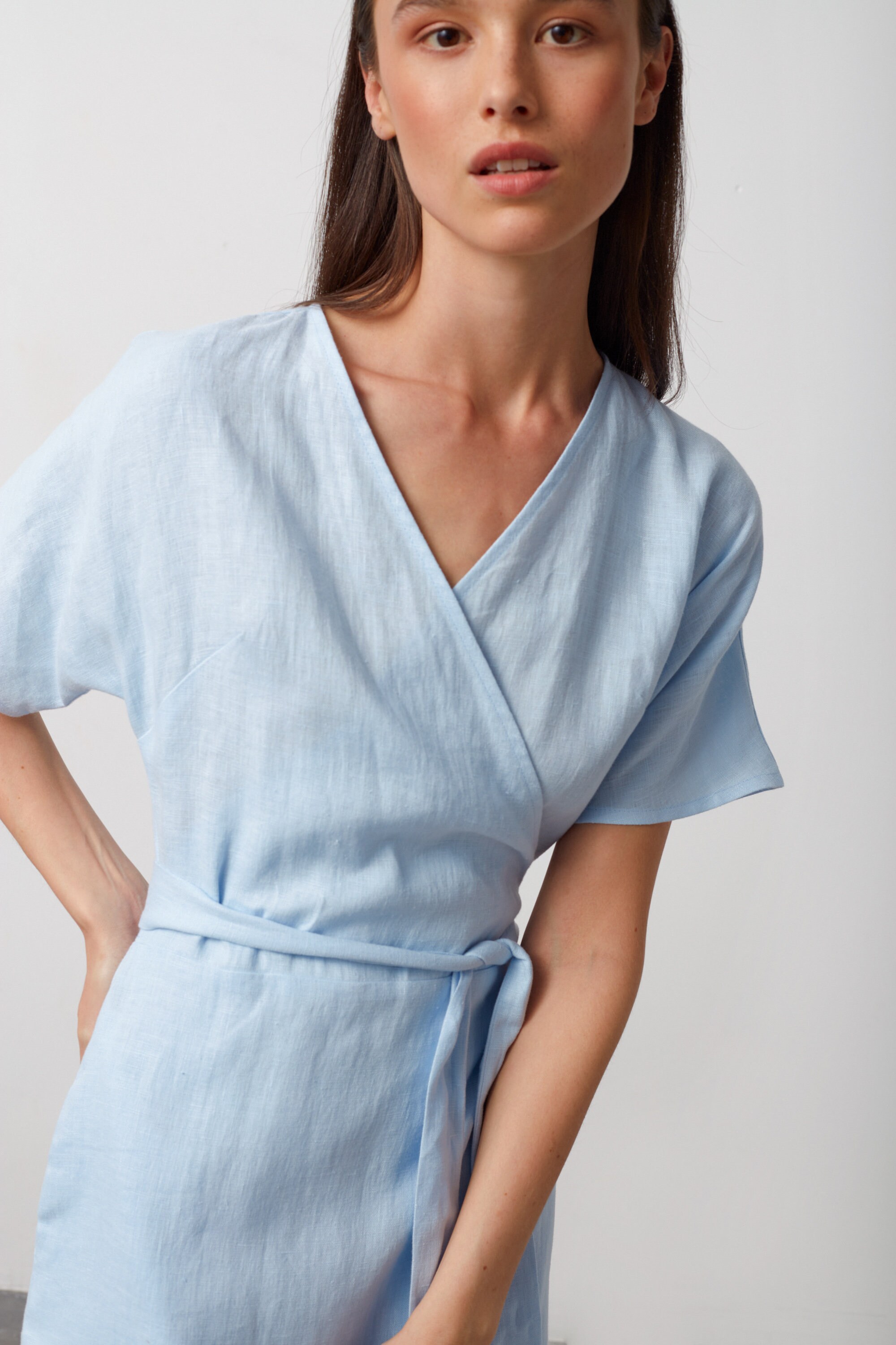short kimono wrap dress WEDDING WHISPER SILK SHORT KIMONO | CULT MIA