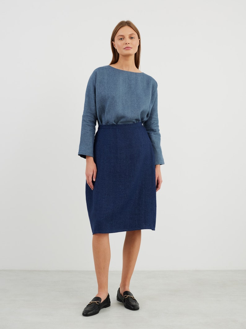 Linen Wool Skirt NOLA image 2
