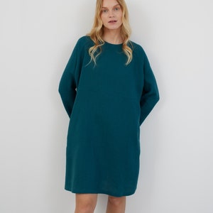 Linen Dress LUCIA / Long Sleeve