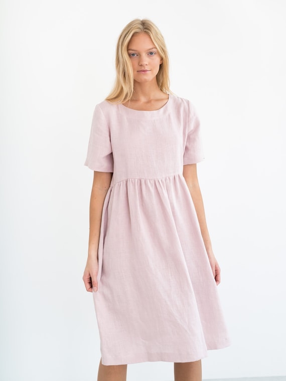 short sleeve summer dresses midi