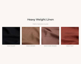 Linen Swatches Set by Love and Confuse, Fabric Samples