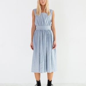 MAY Linen Dress / Open Back Dress image 5