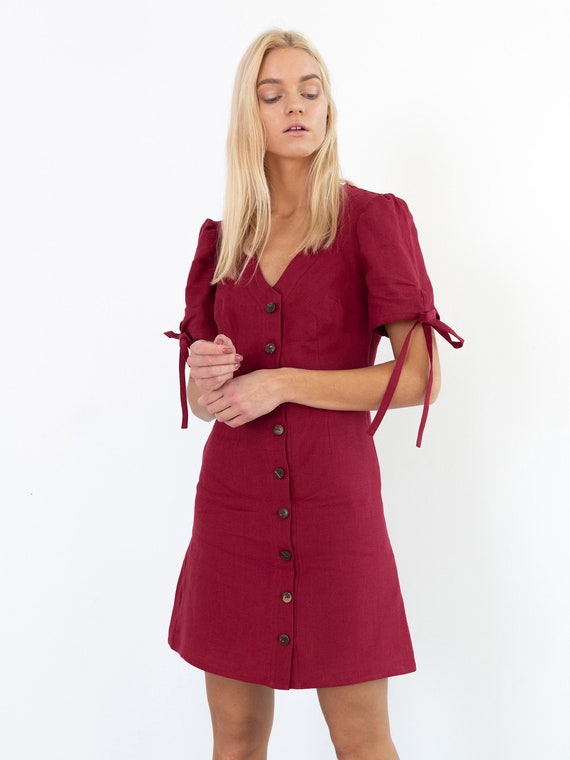 plaid mini dresses Rihoas Crew Neck Plaid A-Line Mini Dress for Women, Black / L