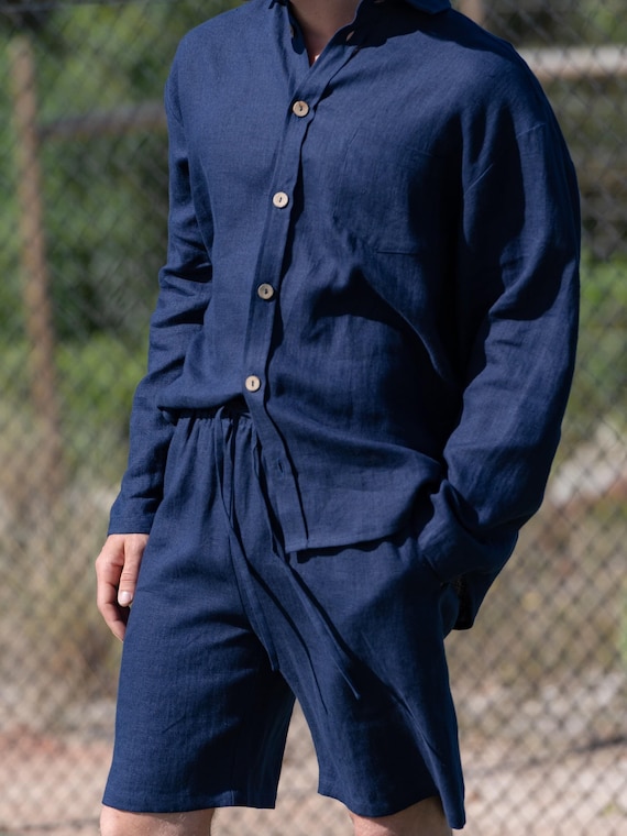 navy blue dress shorts mens Men's Navy Performance Short