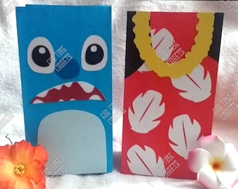 Ohana Birthday Candy Bags | Kids Goodie Bags | Aloha Party Supplies