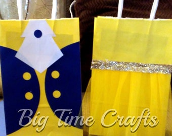 Belle & Beast inspired Favor Bags