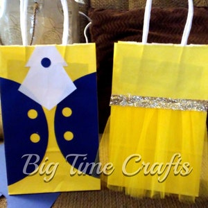 Belle & Beast inspired Favor Bags