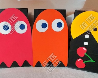 Retro Arcade Treat & Goodie Bags | Party Favor Bags | 80s Birthday Candy Holders
