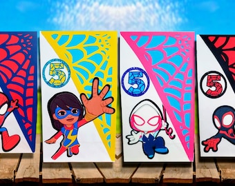 Superhero Party Favors: Spidey & Friends Theme Bags