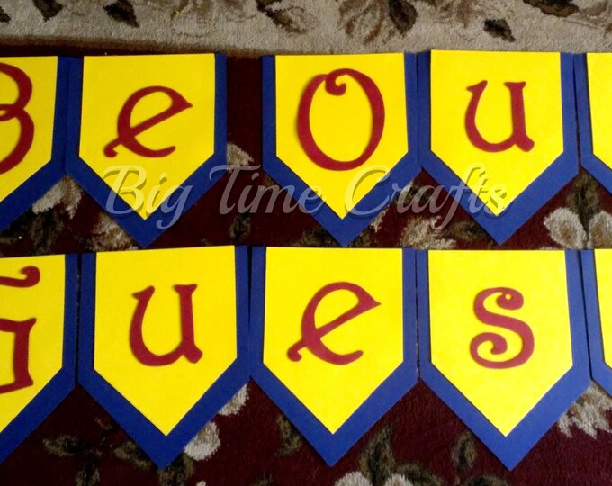 Be Our Guest Banner - Etsy