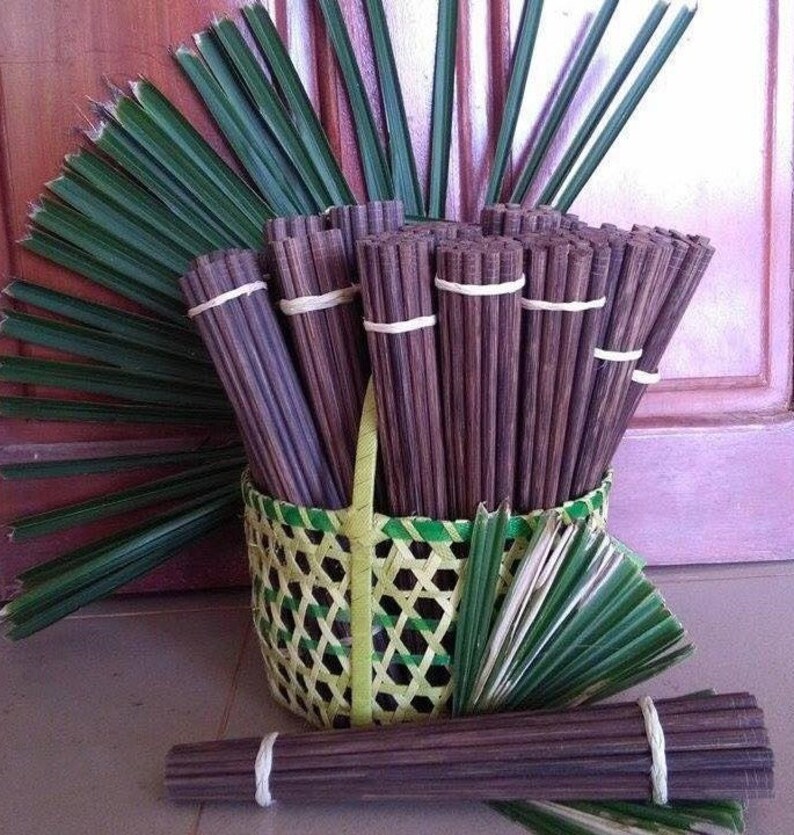 handmade-noble feel reusable 10 pairs of chopsticks 100/% Nature