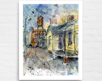 Mill House Series: A Tribute to the Hardworking Families Who Built the South (Side View)