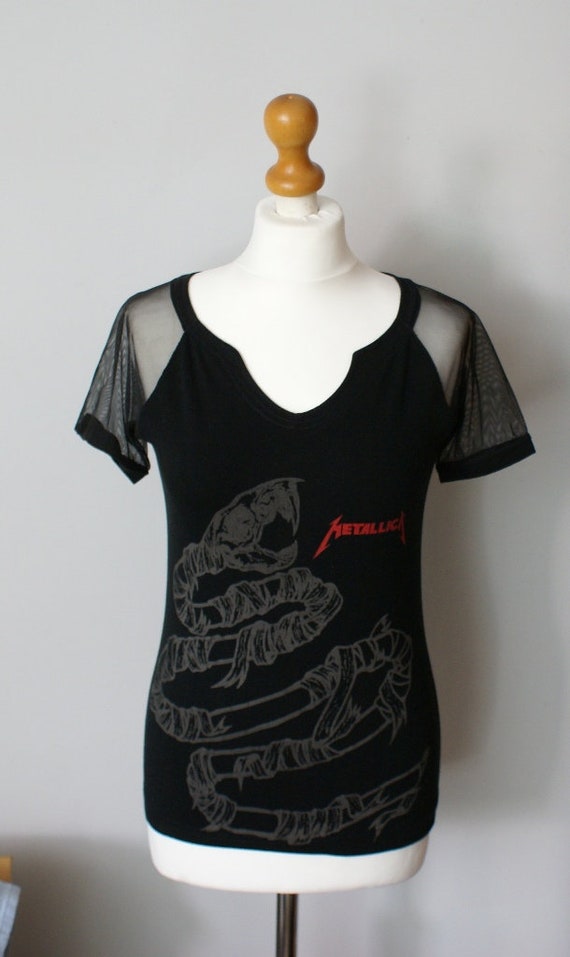 Metallica T-shirt, Metallica Black Album Ladies To