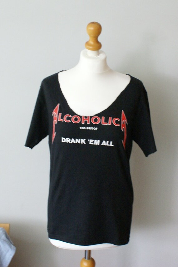 Alcoholica T-shirt, Alcoholica Band T-shirt, Drank