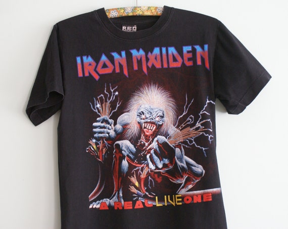 Iron Maiden t-shirt, Iron Maiden A Real Live One T