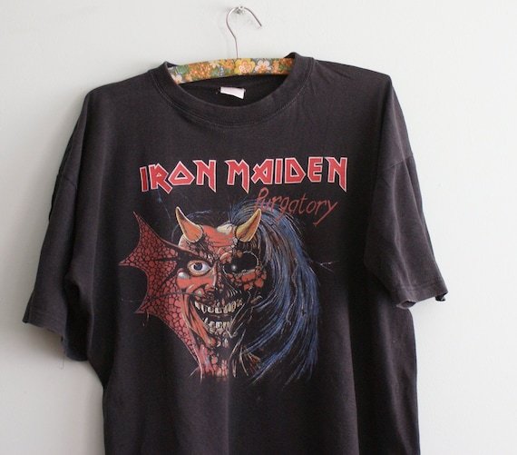 Vintage Iron Maiden t-shirt, Iron Maiden Purgatory