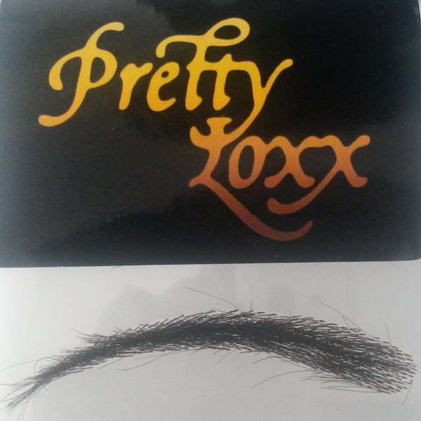 PU real hair Eyebrows- re-usable with free adhesive-various colours