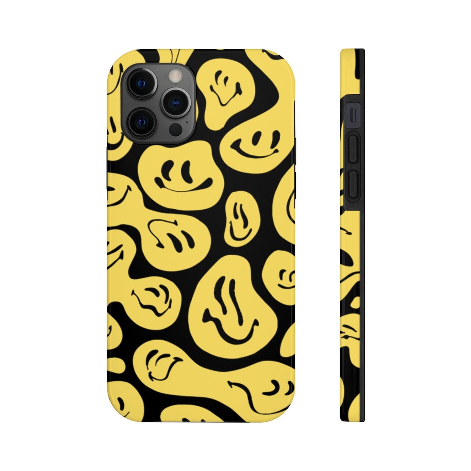 Smiley Phone Case for Iphone Yellow Smiley Face Iphone Case Etsy