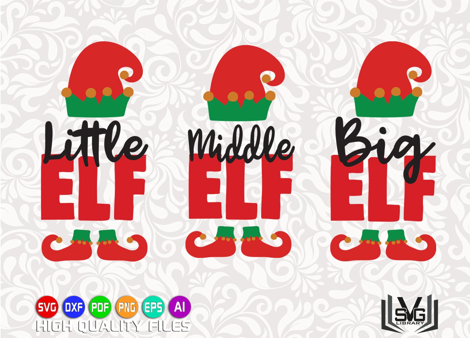 Download Free Little Elf Svg Middle Elf Svg Big Elf Svg Cut Files Etsy SVG DXF Cut File