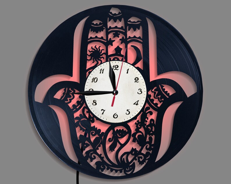 nursery clock night light